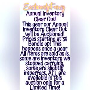 Exclusively Fancy Inventory Clear Out!